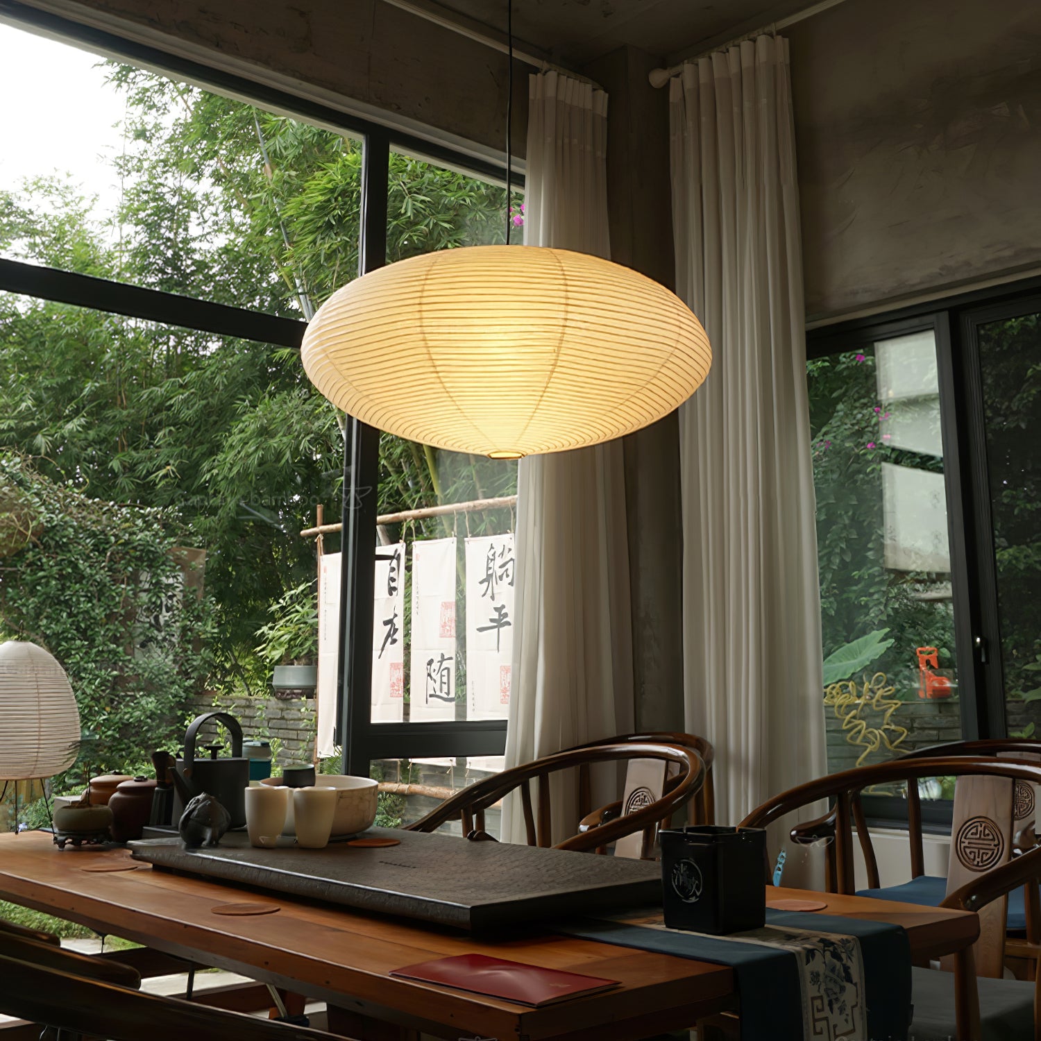 Kiyora Cloud Washi Pendant Light