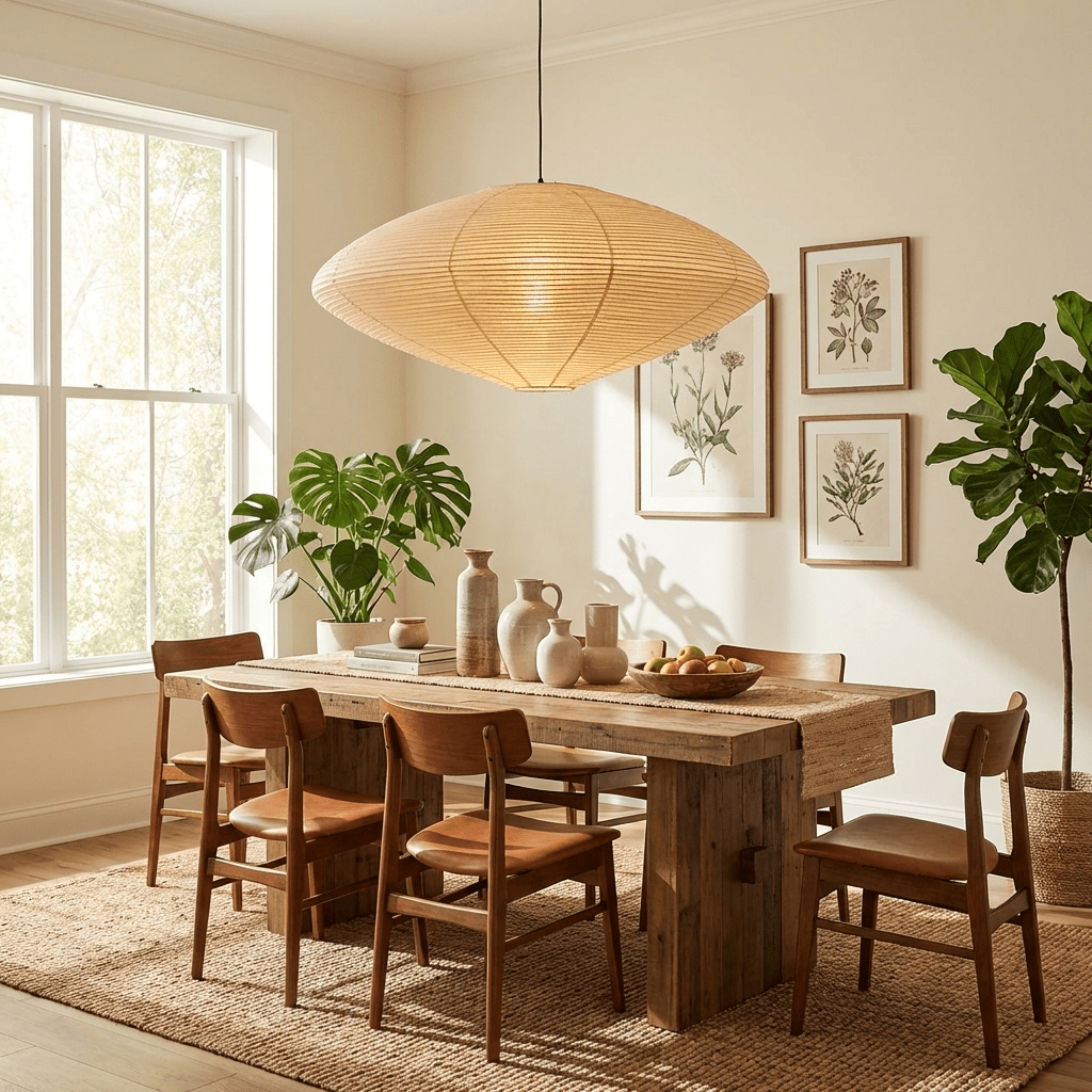 Kiyora Cloud Washi Pendant Light