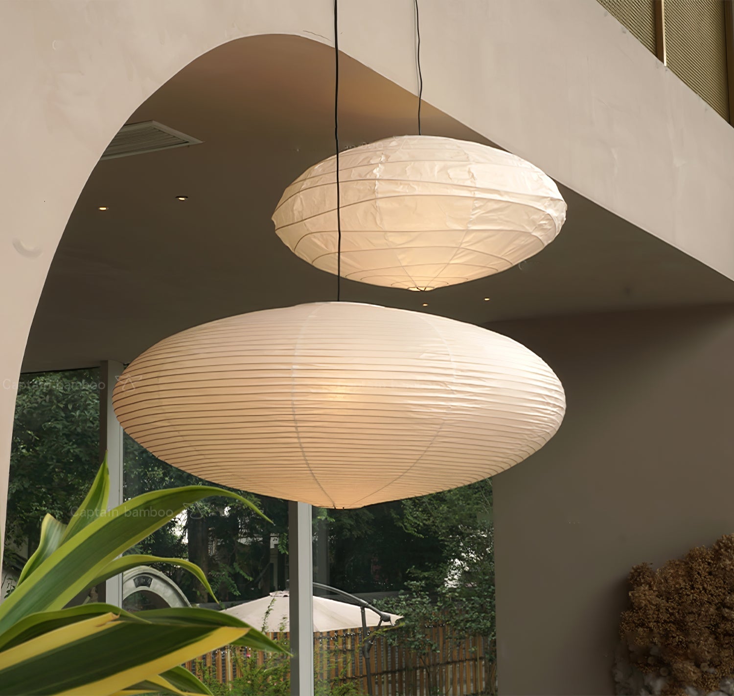 Kiyora Cloud Washi Pendant Light