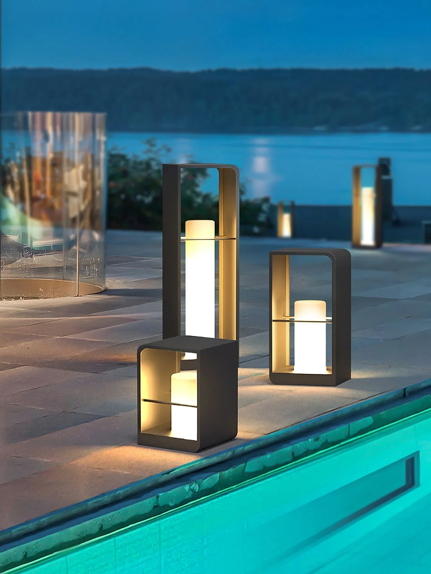 LED Outdoor Lantern Garden Light