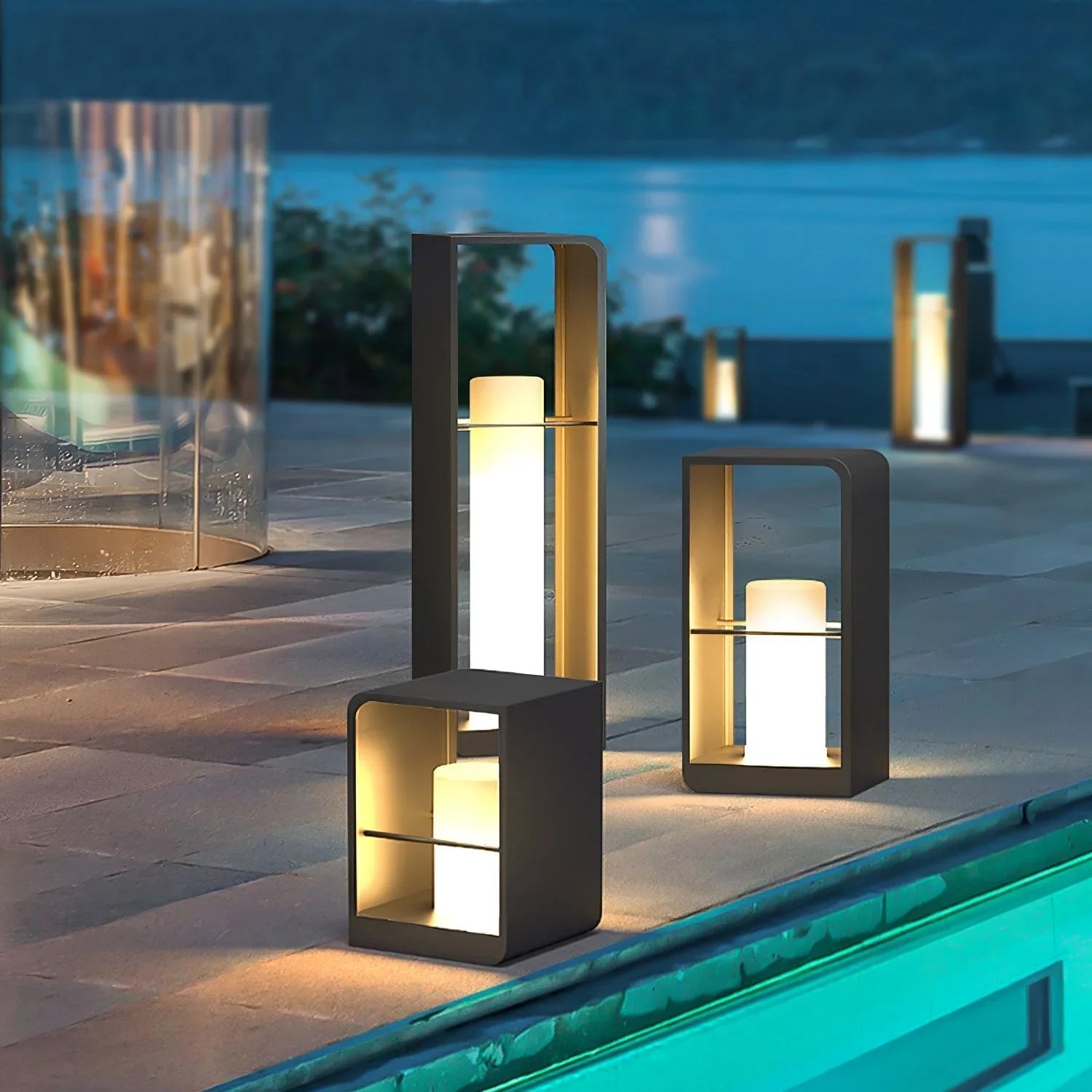 LED Outdoor Lantern Garden Light