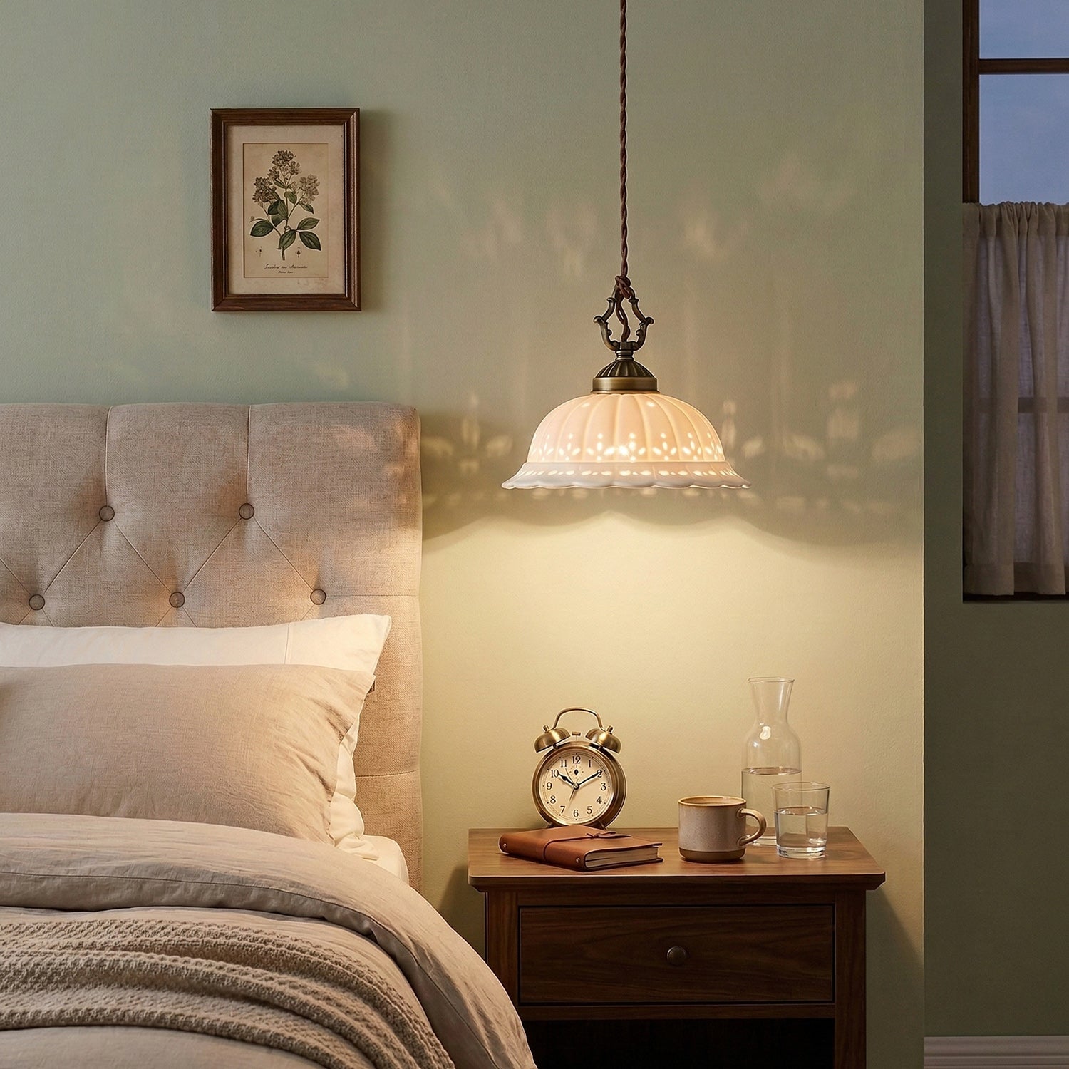 Lacelle Porcelain Pendant Lamp