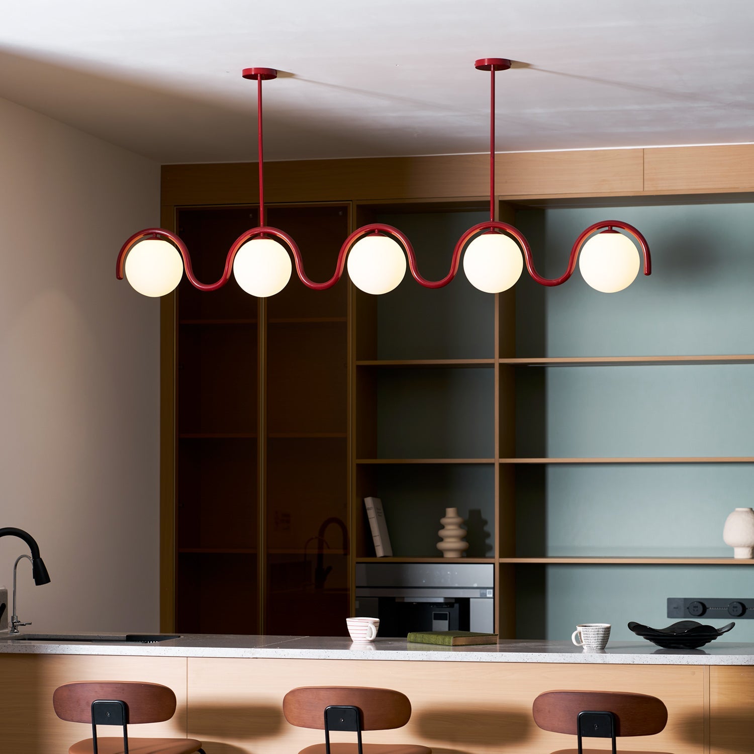 Lenox Linear Ball Pendant Lamp