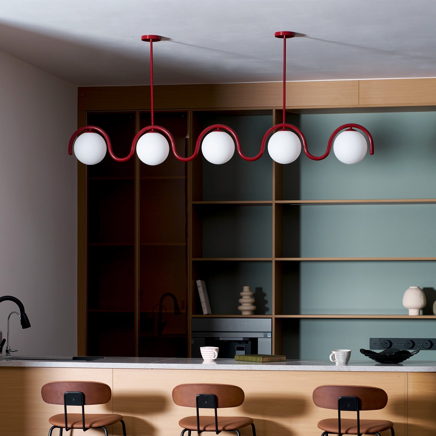 Lenox Linear Ball Pendant Lamp