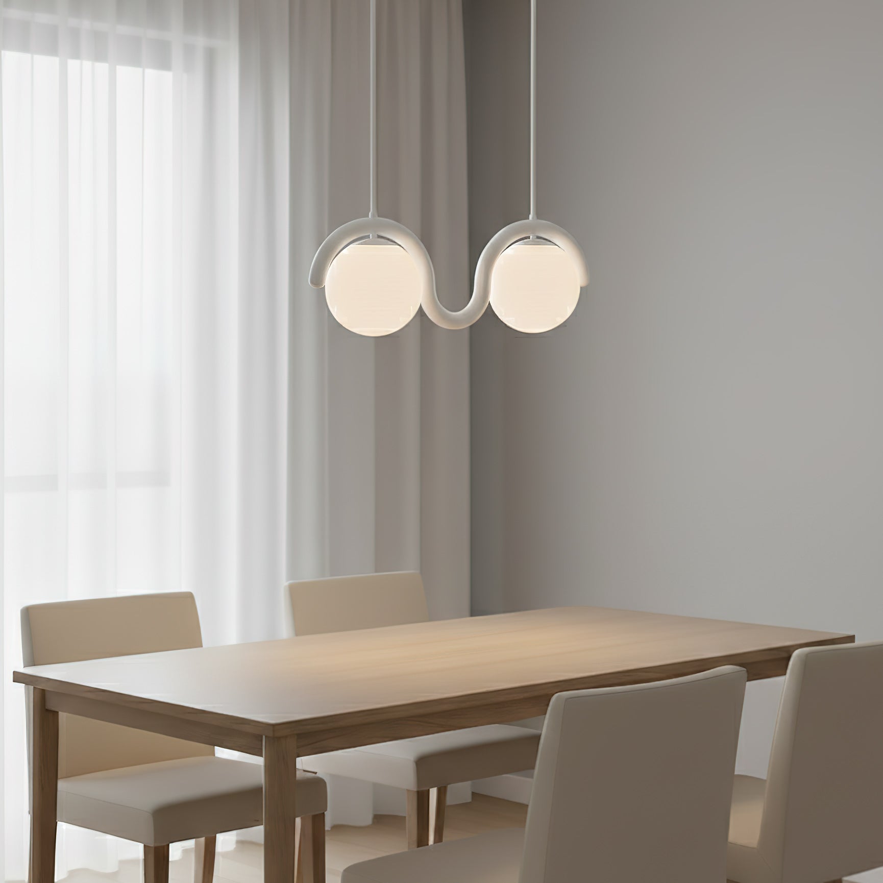 Lenox Linear Ball Pendant Lamp