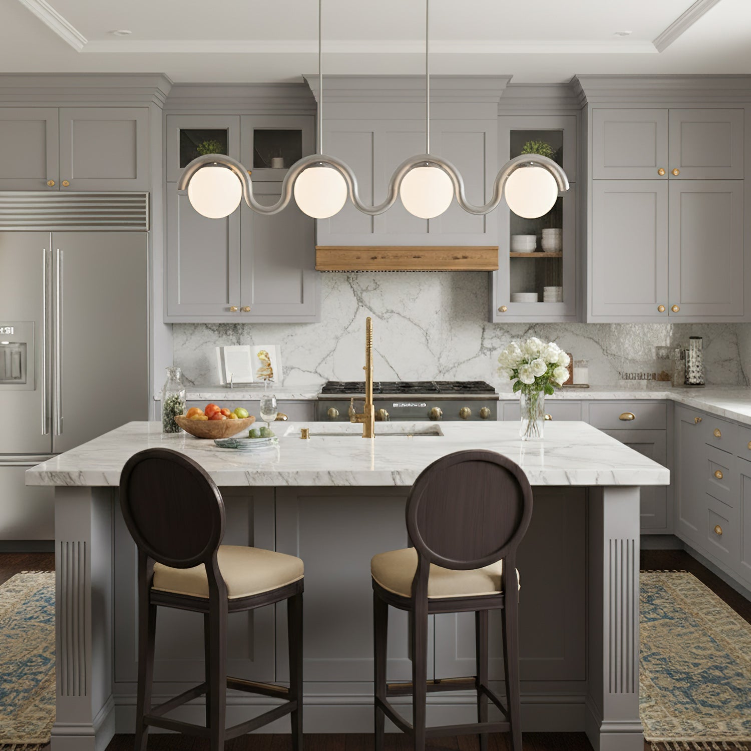 Lenox Linear Ball Pendant Lamp