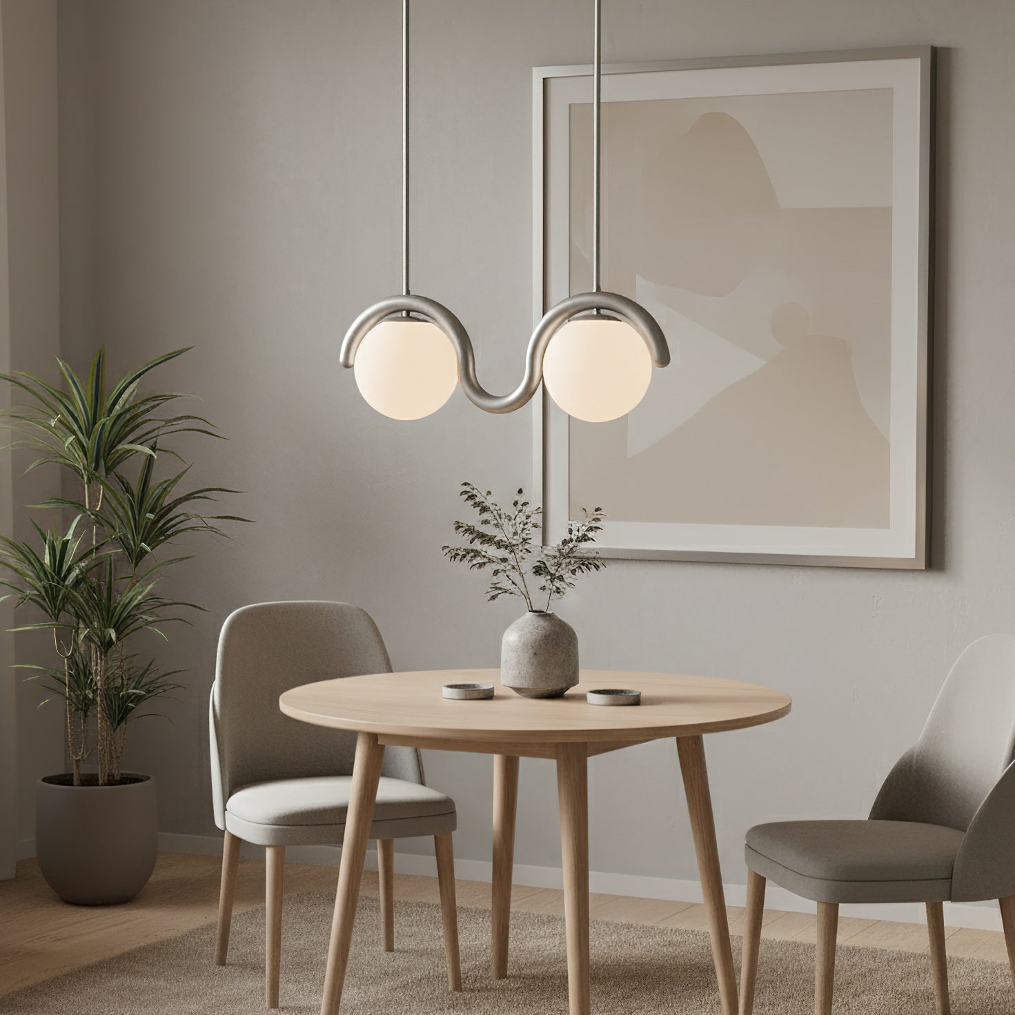 Lenox Linear Ball Pendant Lamp
