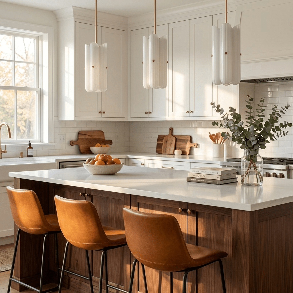 Liora Fluted Glass Pendant Light
