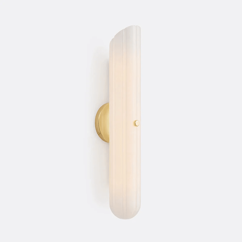 Liora Fluted Glass Wall Sconce