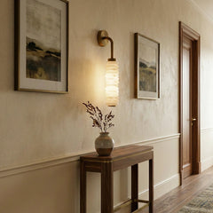 Orlena Stacked Alabaster Wall Sconce