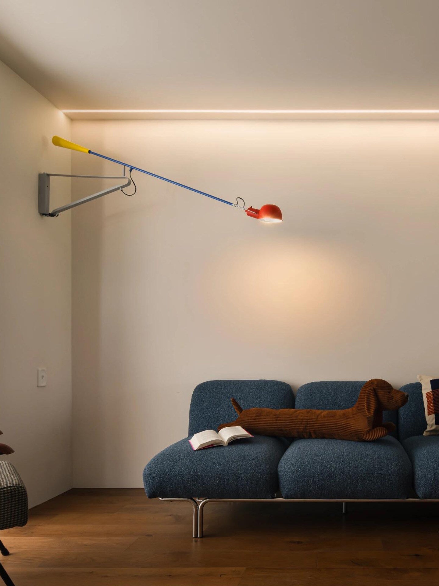 Long Swing Arm Wall Lamp