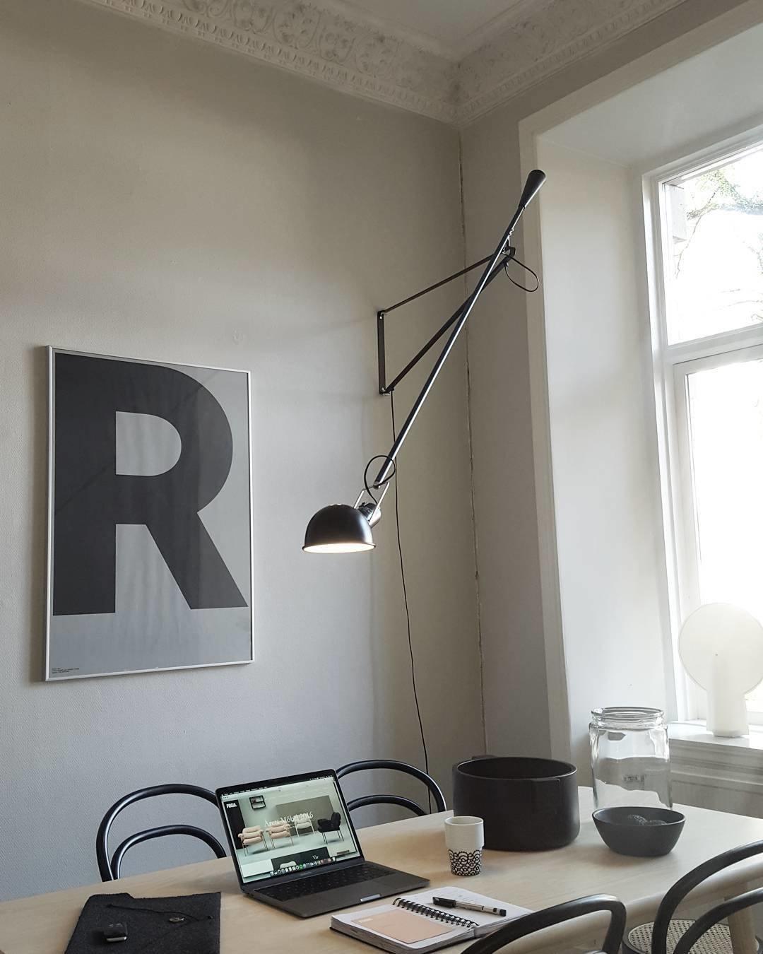 Long Arm Plug-In Wall Lamp