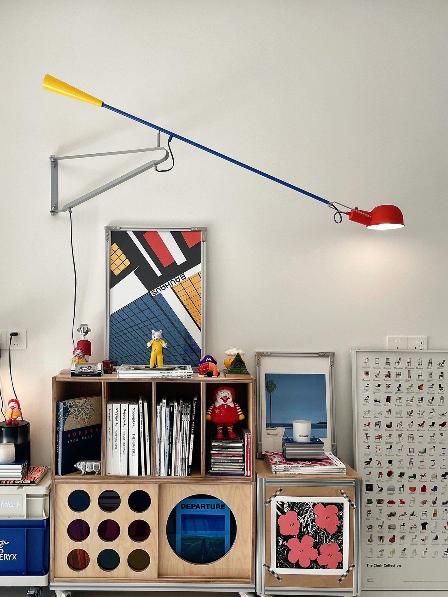 Long Swing Arm Wall Lamp