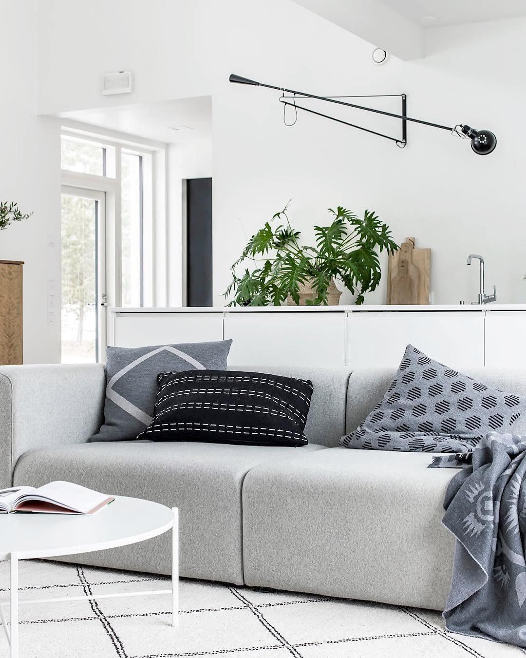 Long Arm Plug-In Wall Lamp