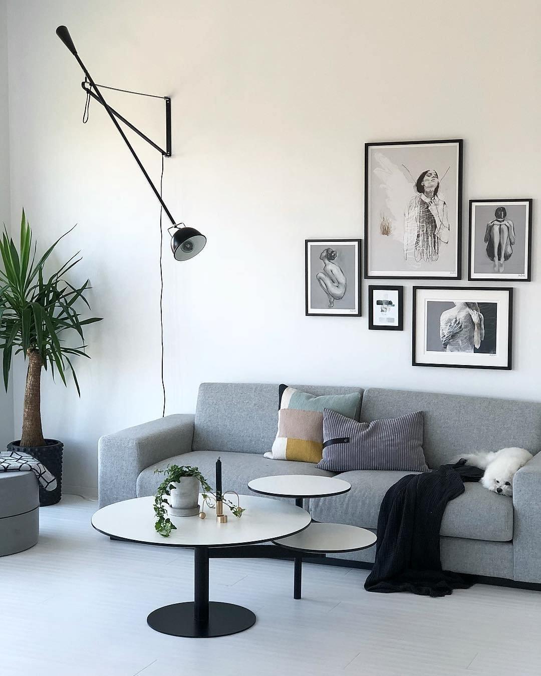 Long Arm Plug-In Wall Lamp