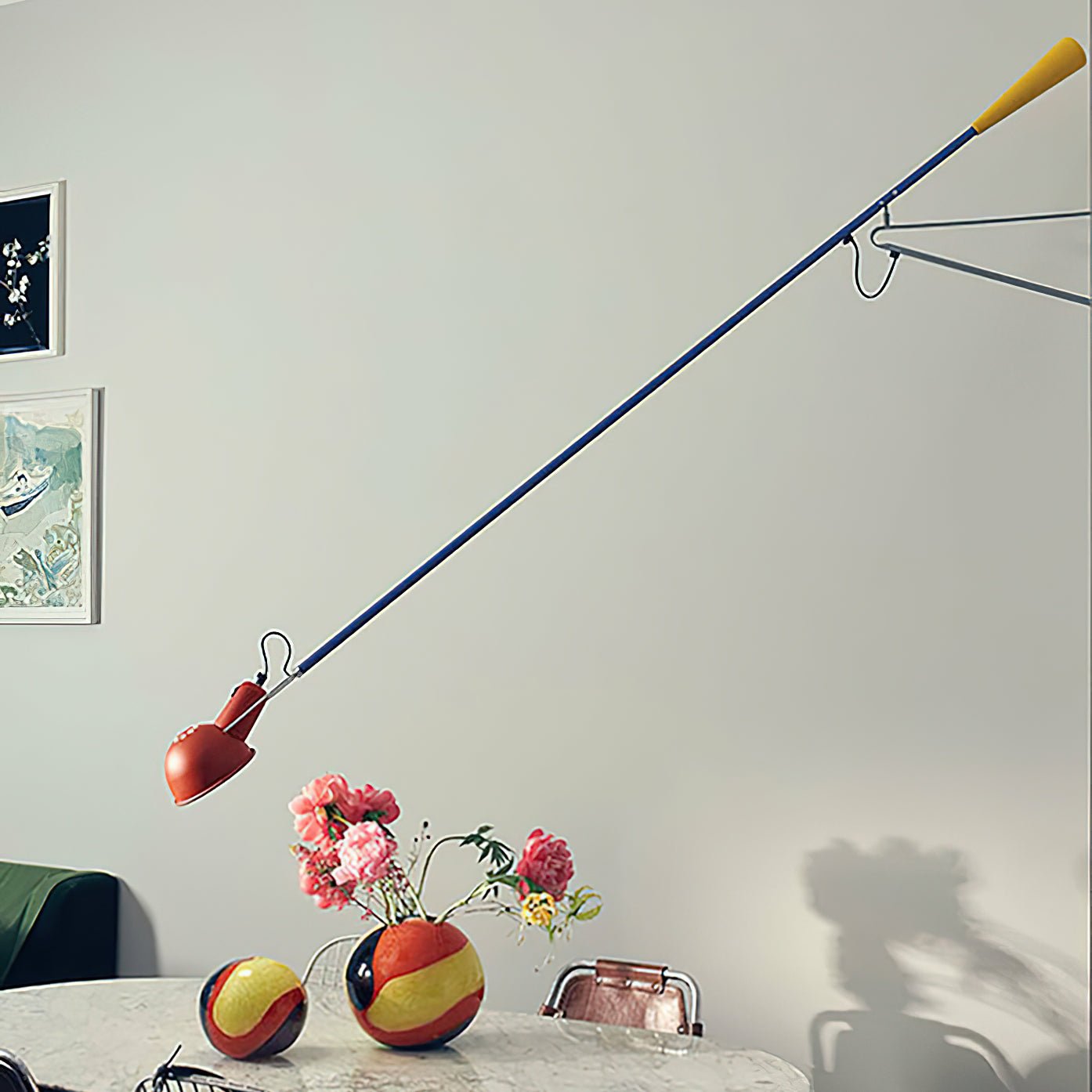Long Arm Plug-In Wall Lamp