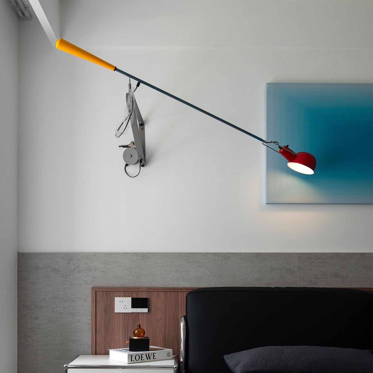 Long Swing Arm Wall Lamp