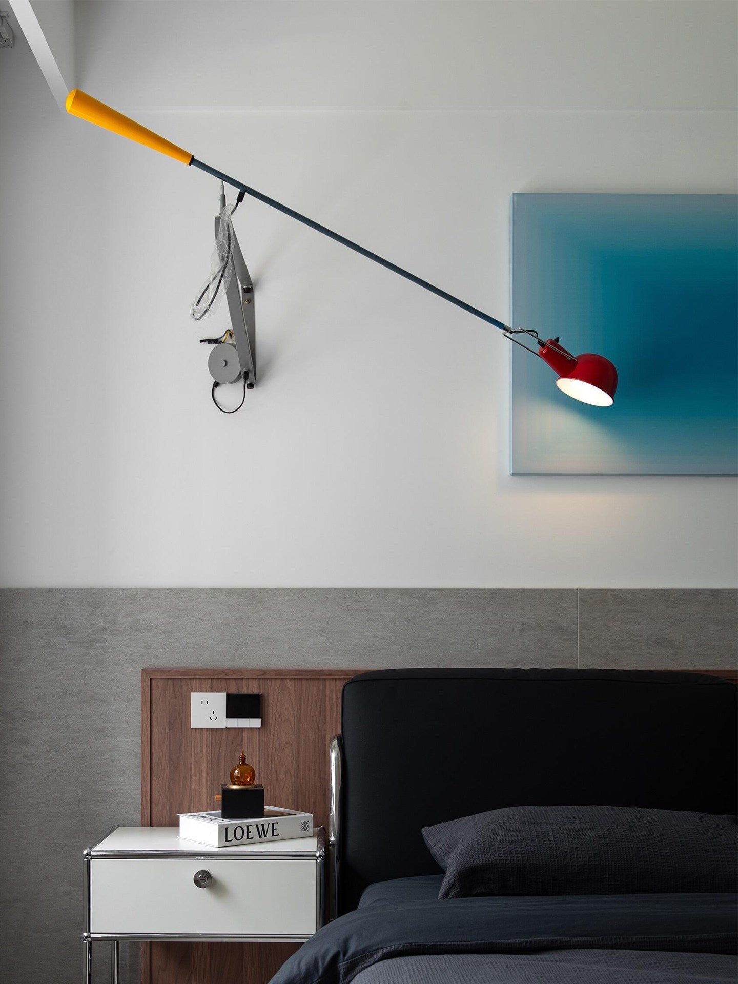 Long Swing Arm Wall Lamp