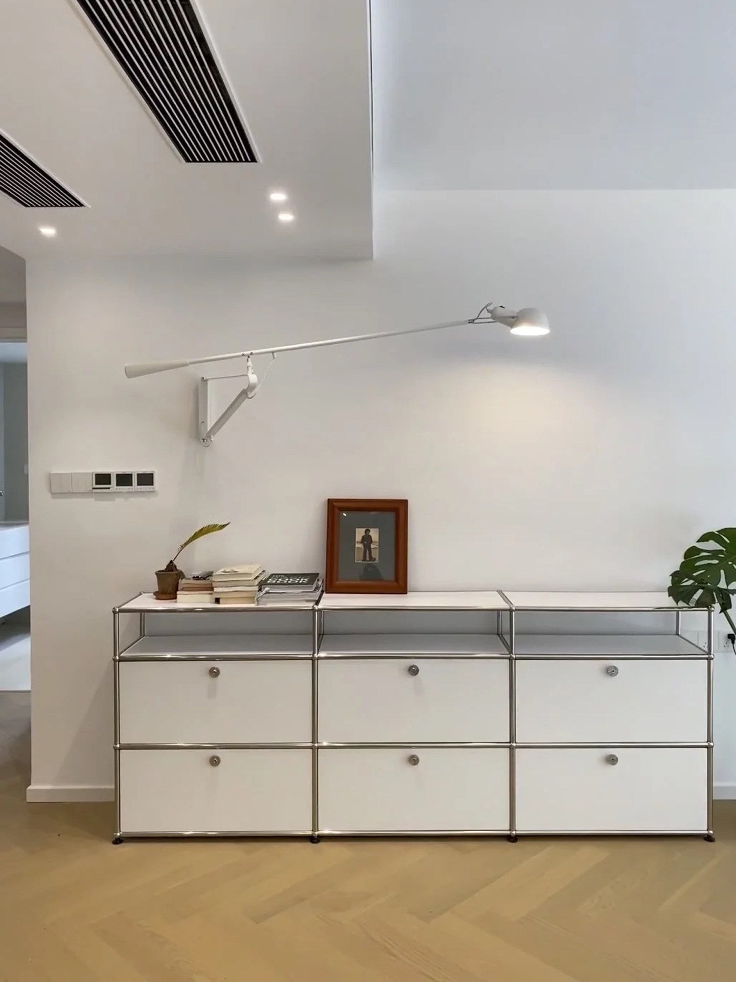 Long Swing Arm Wall Lamp