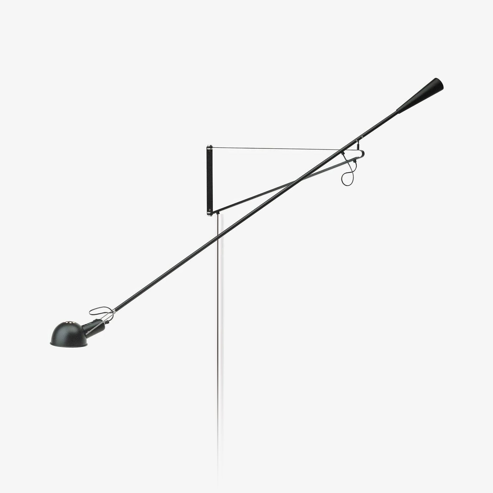 Long Arm Plug-In Wall Lamp