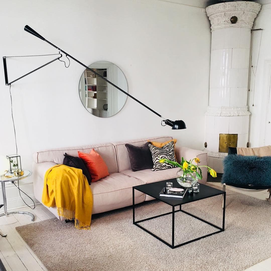 Long Arm Plug-In Wall Lamp