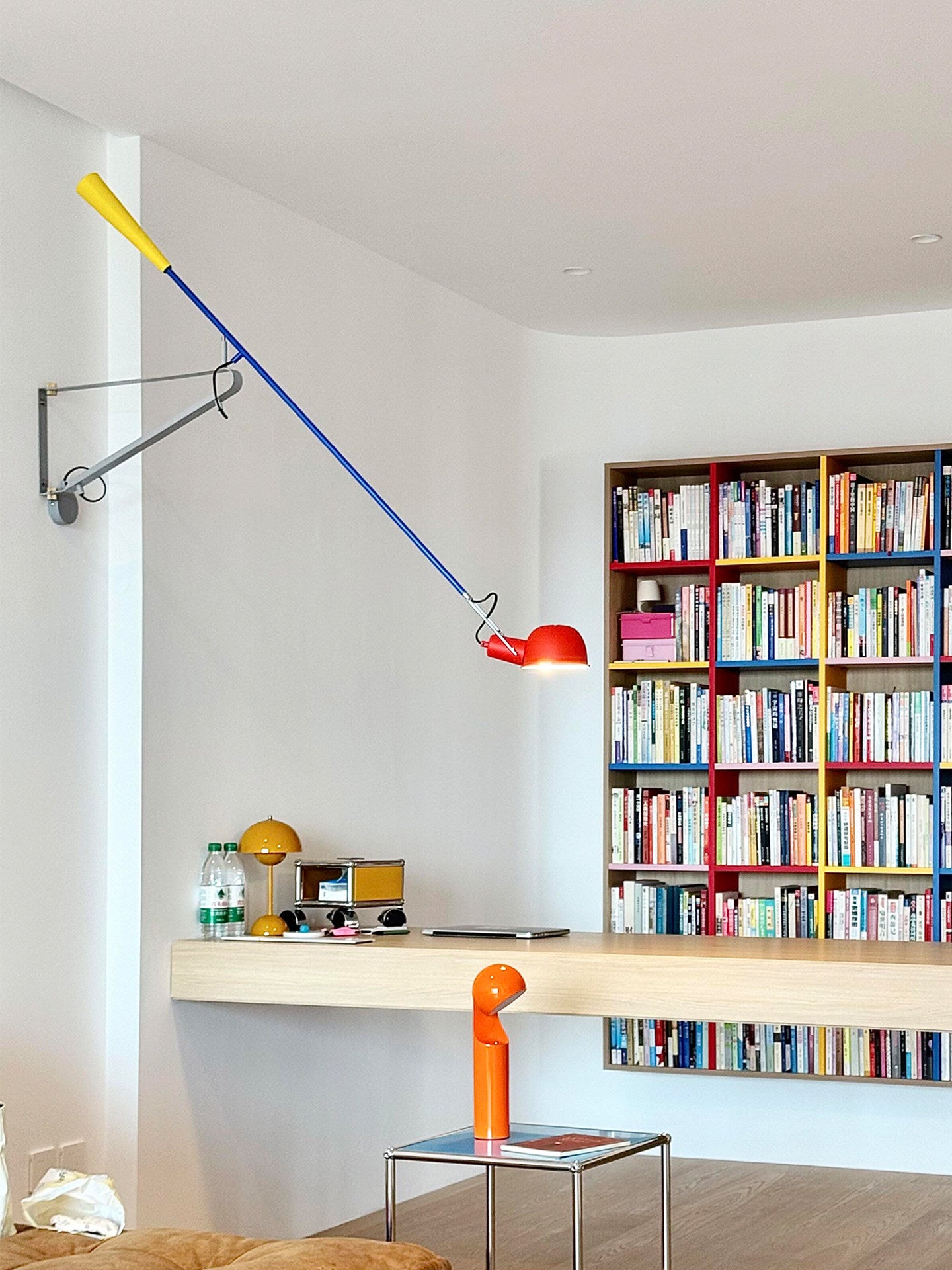 Long Swing Arm Wall Lamp