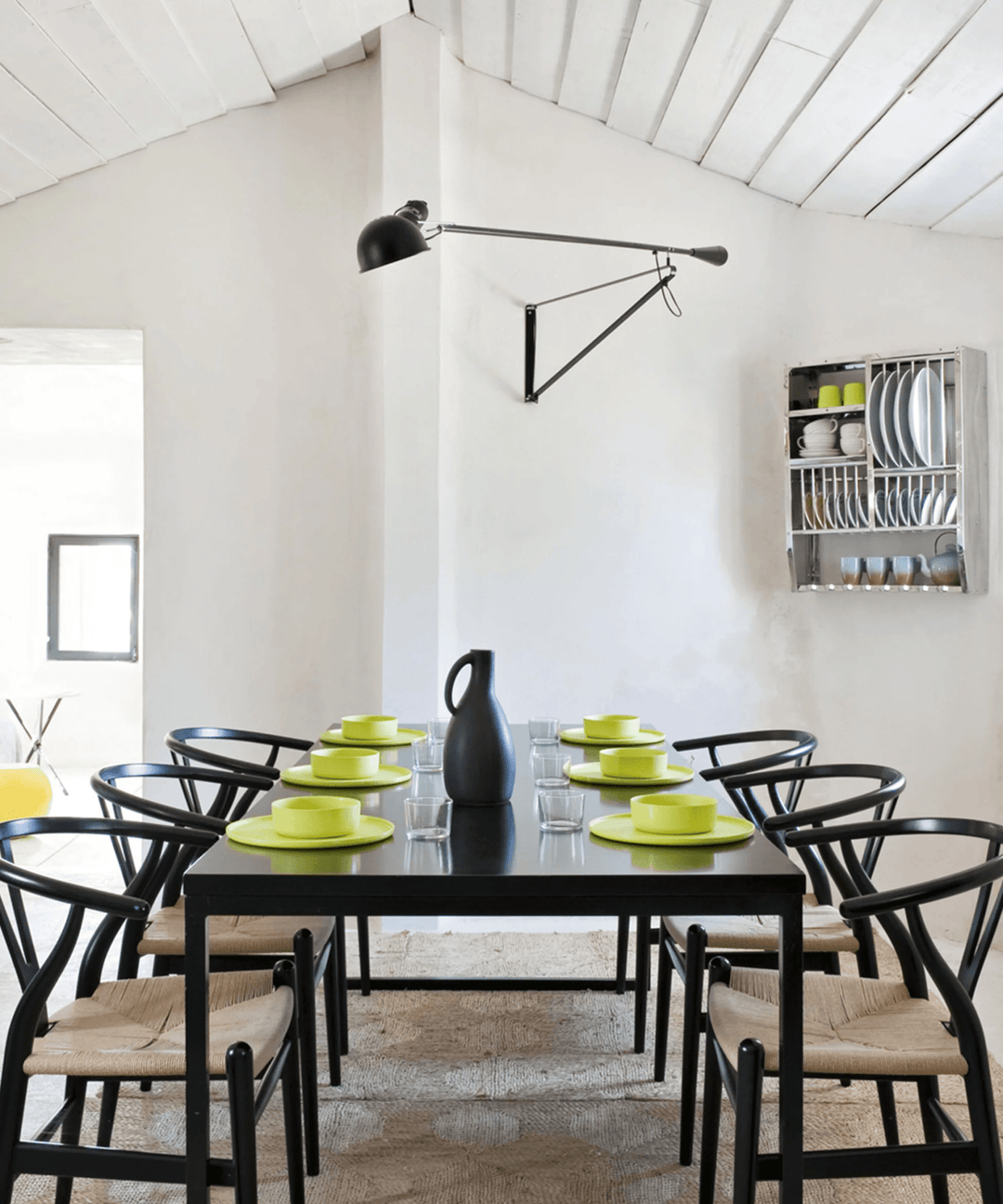 Long Swing Arm Wall Lamp