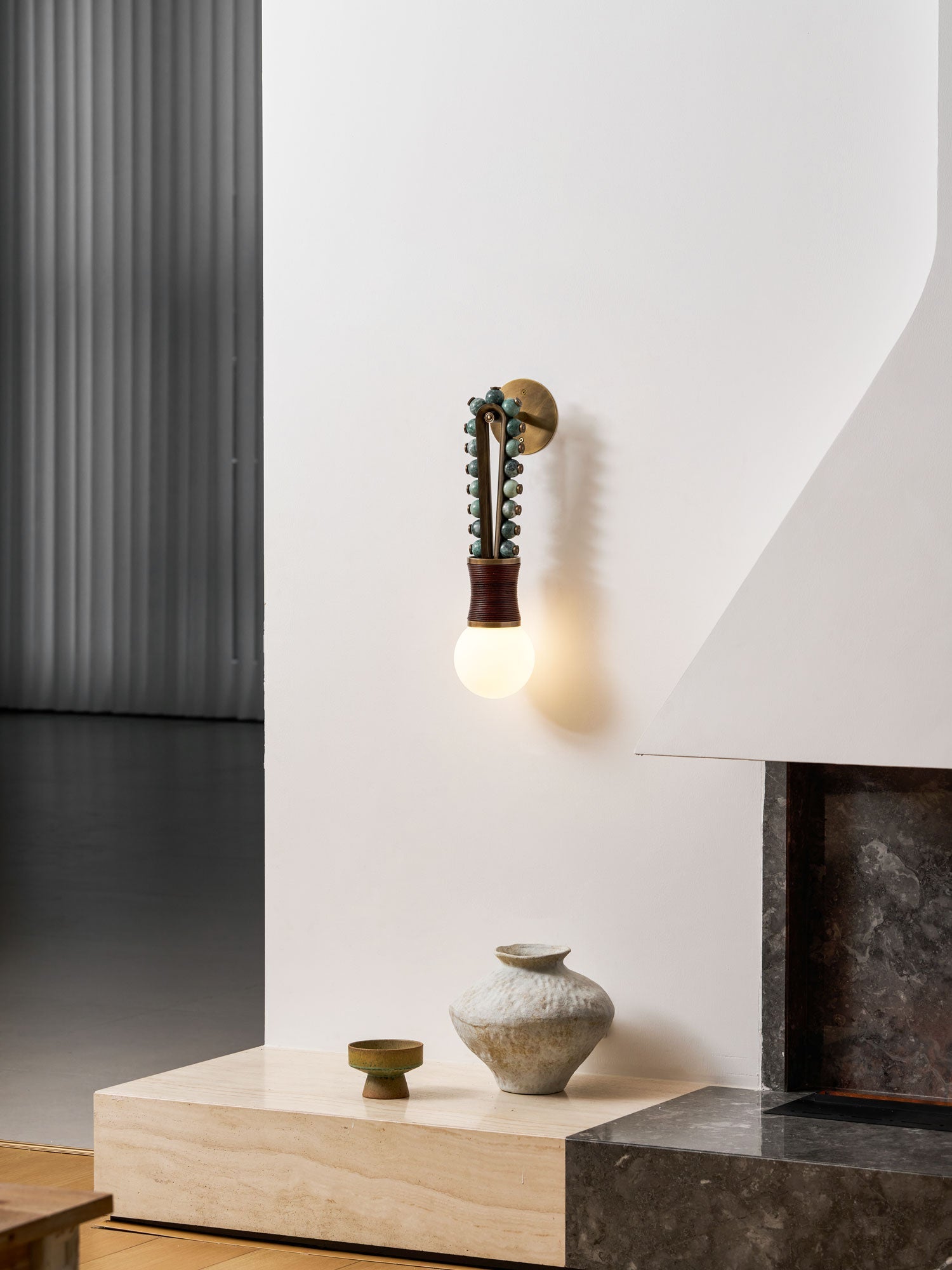 Loop Marble Wall Sconce