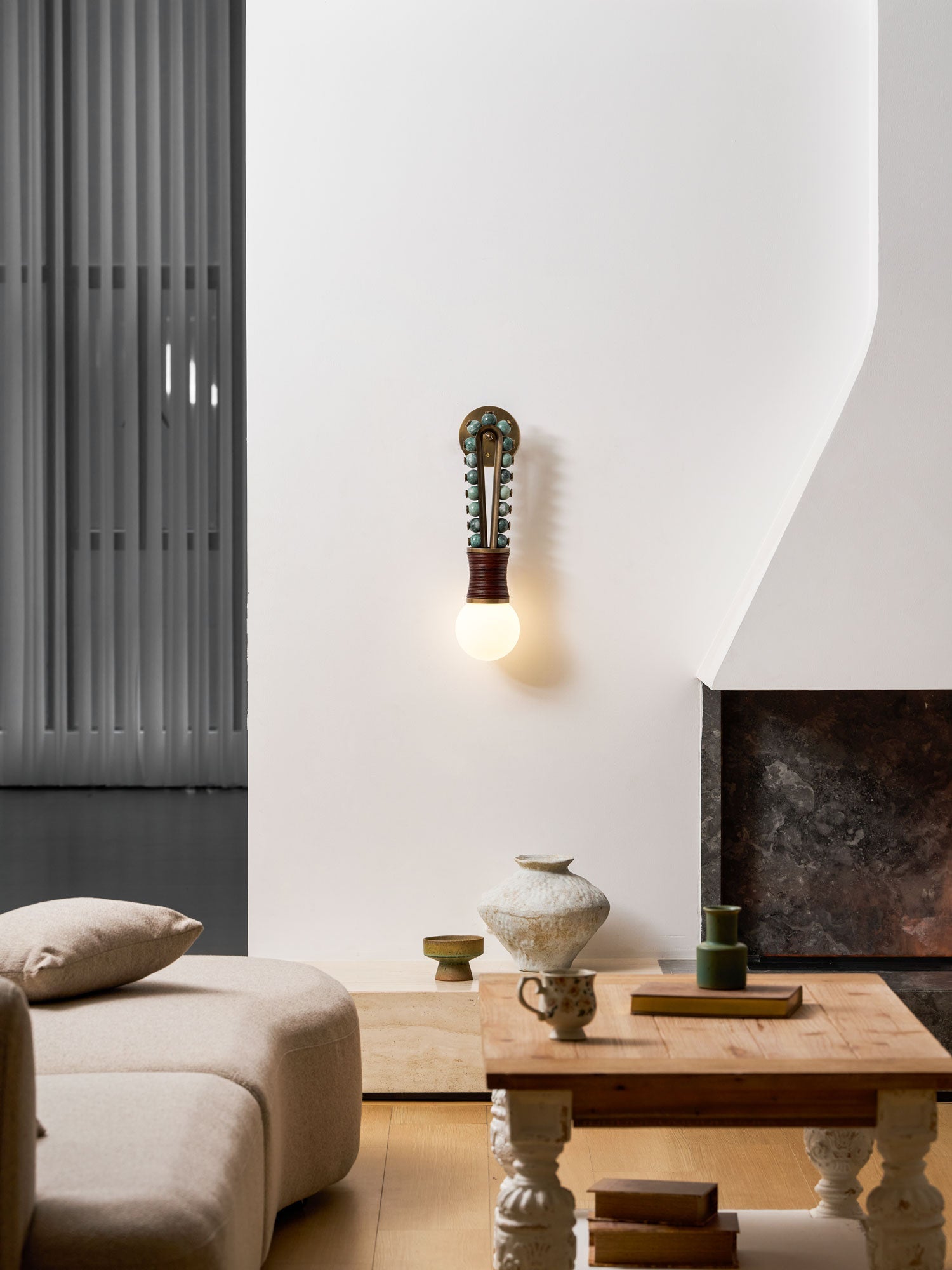 Loop Marble Wall Sconce
