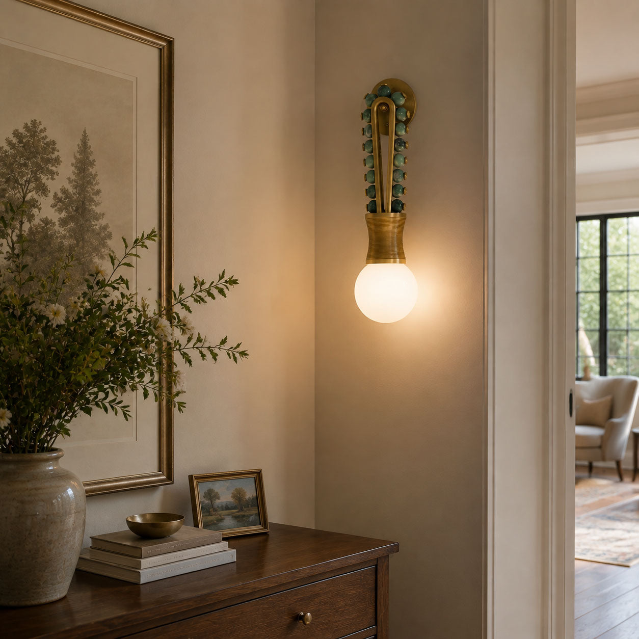 Loop Marble Wall Sconce