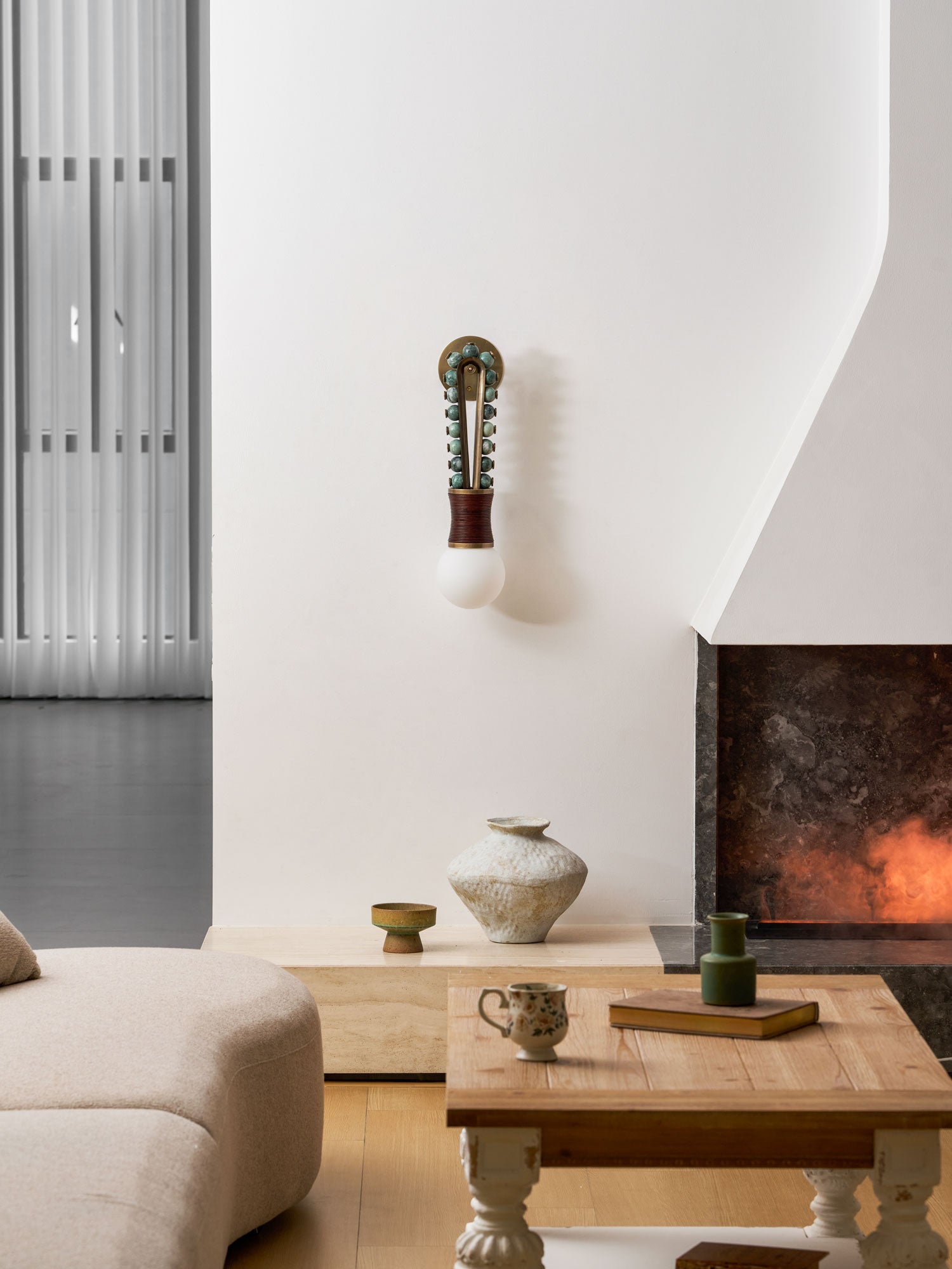 Loop Marble Wall Sconce
