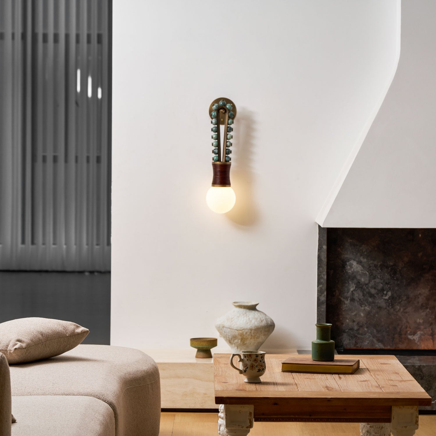 Loop Marble Wall Sconce