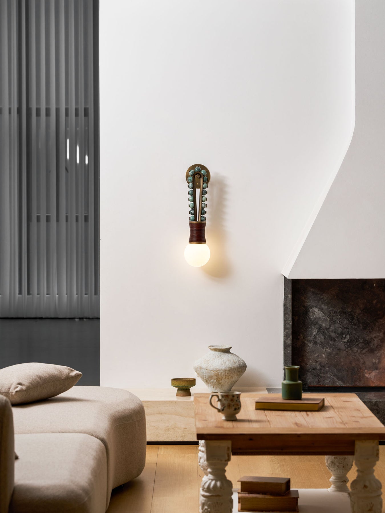 Loop Marble Wall Sconce