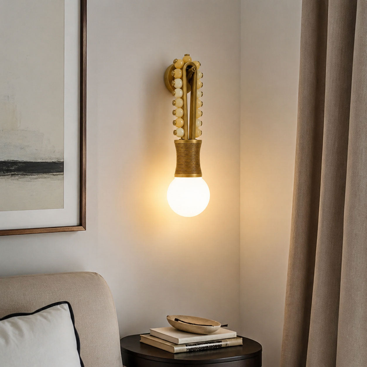 Loop Marble Wall Sconce