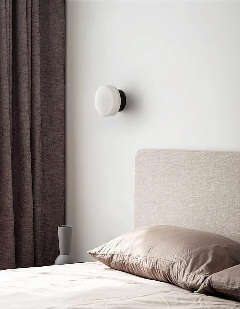 Lunara Alabaster Disc Wall Sconce