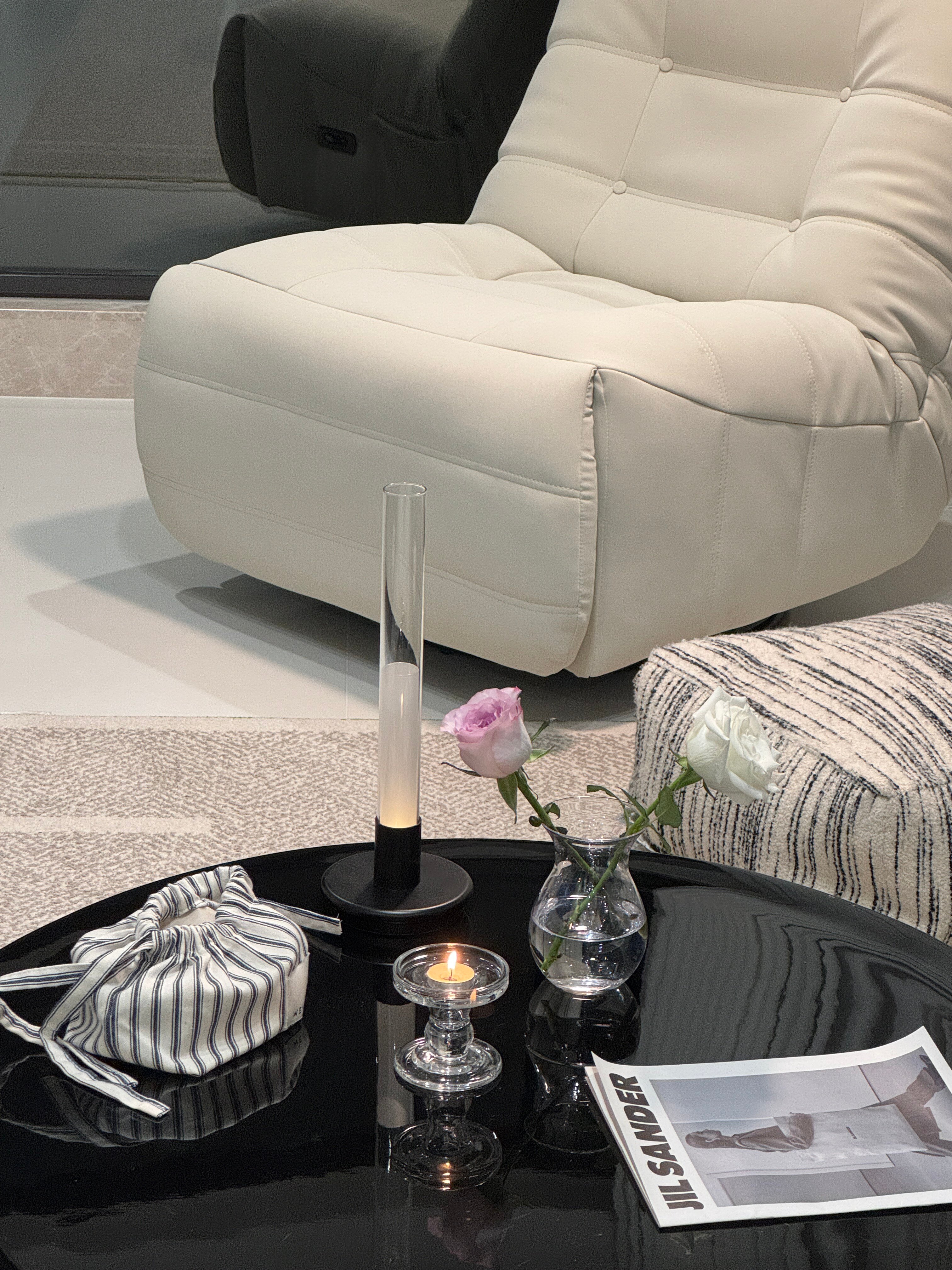 Lunor Column Rechargeable Table Lamp