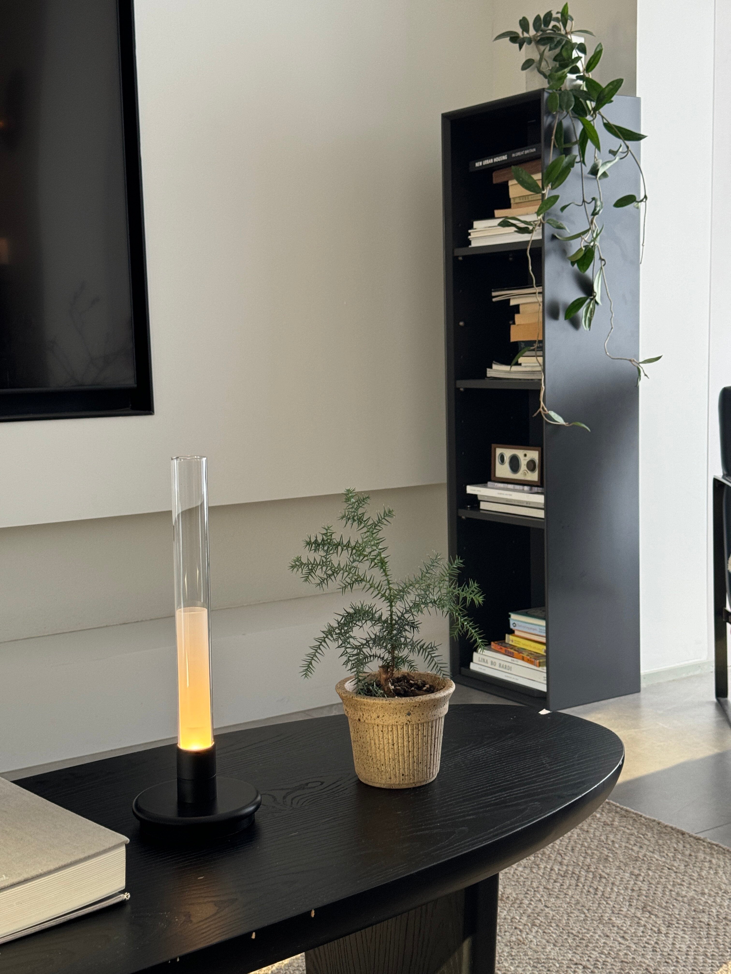 Lunor Column Rechargeable Table Lamp