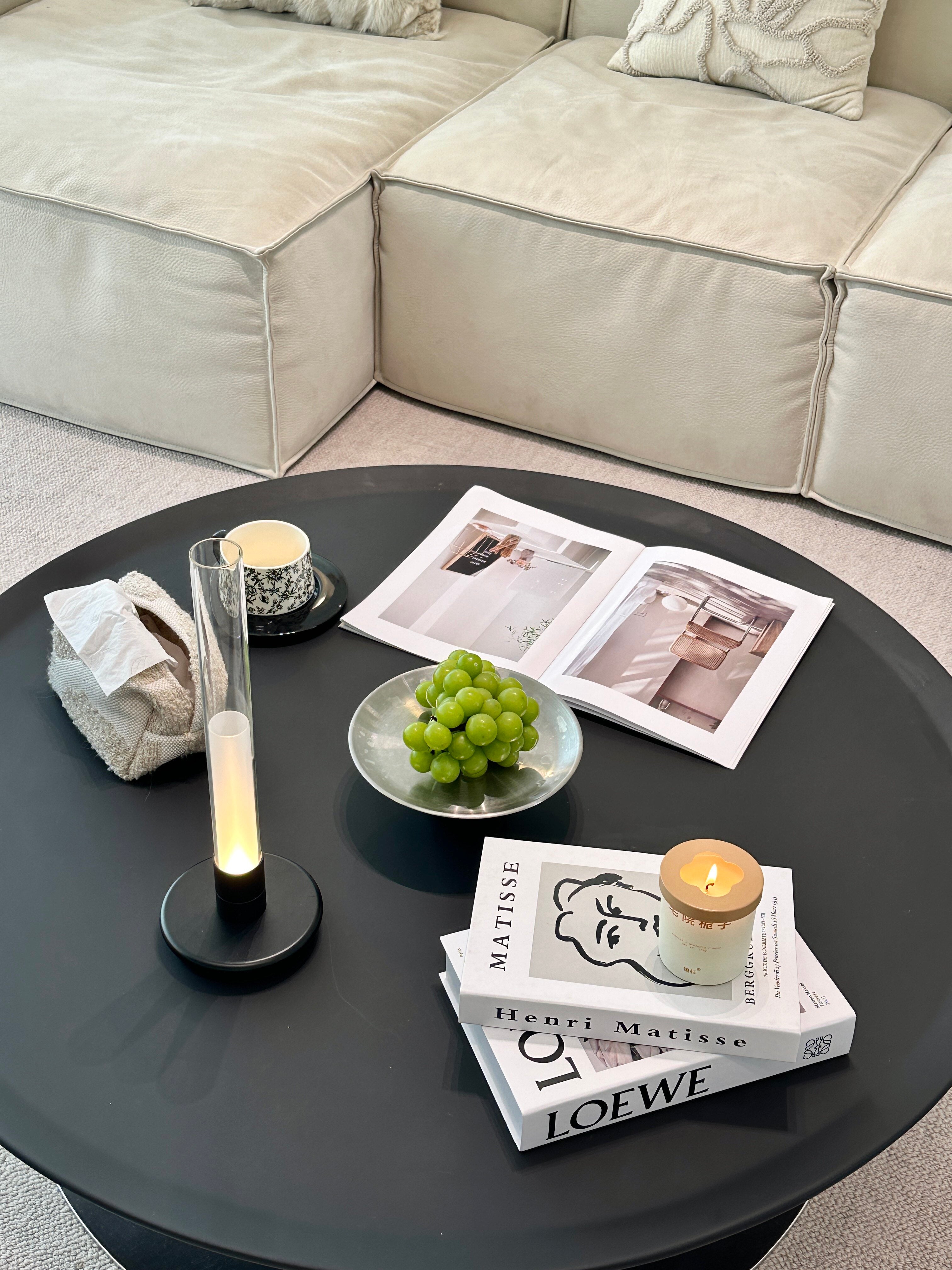 Lunor Column Rechargeable Table Lamp