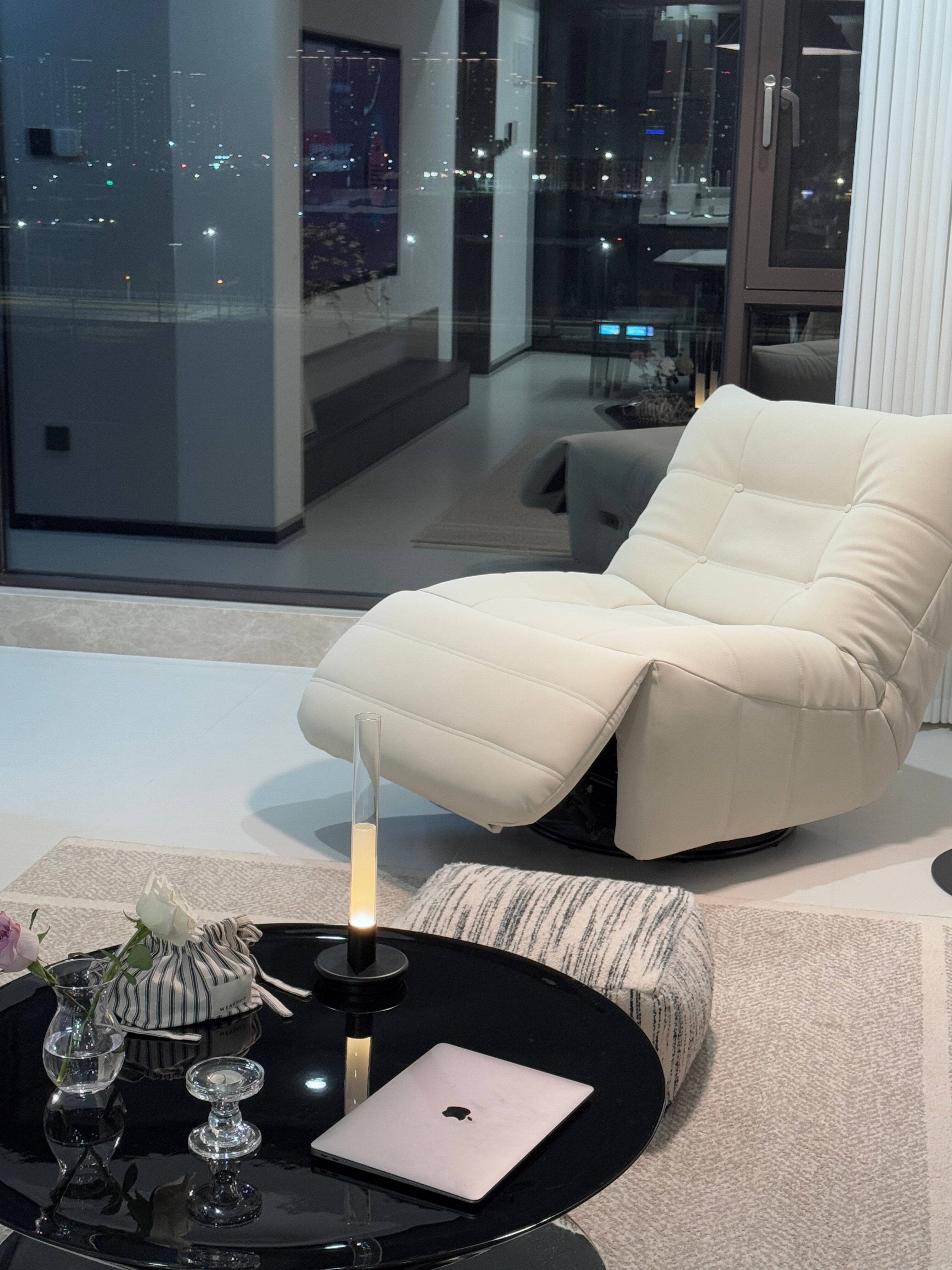 Lunor Column Rechargeable Table Lamp