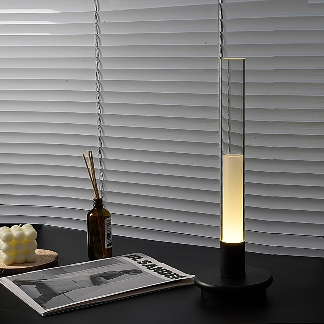 Lunor Column Rechargeable Table Lamp
