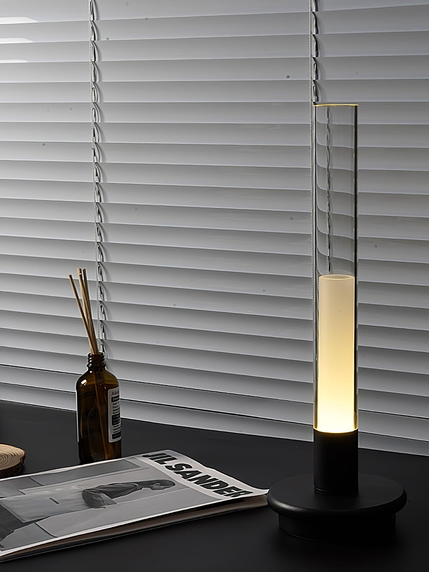 Lunor Column Rechargeable Table Lamp