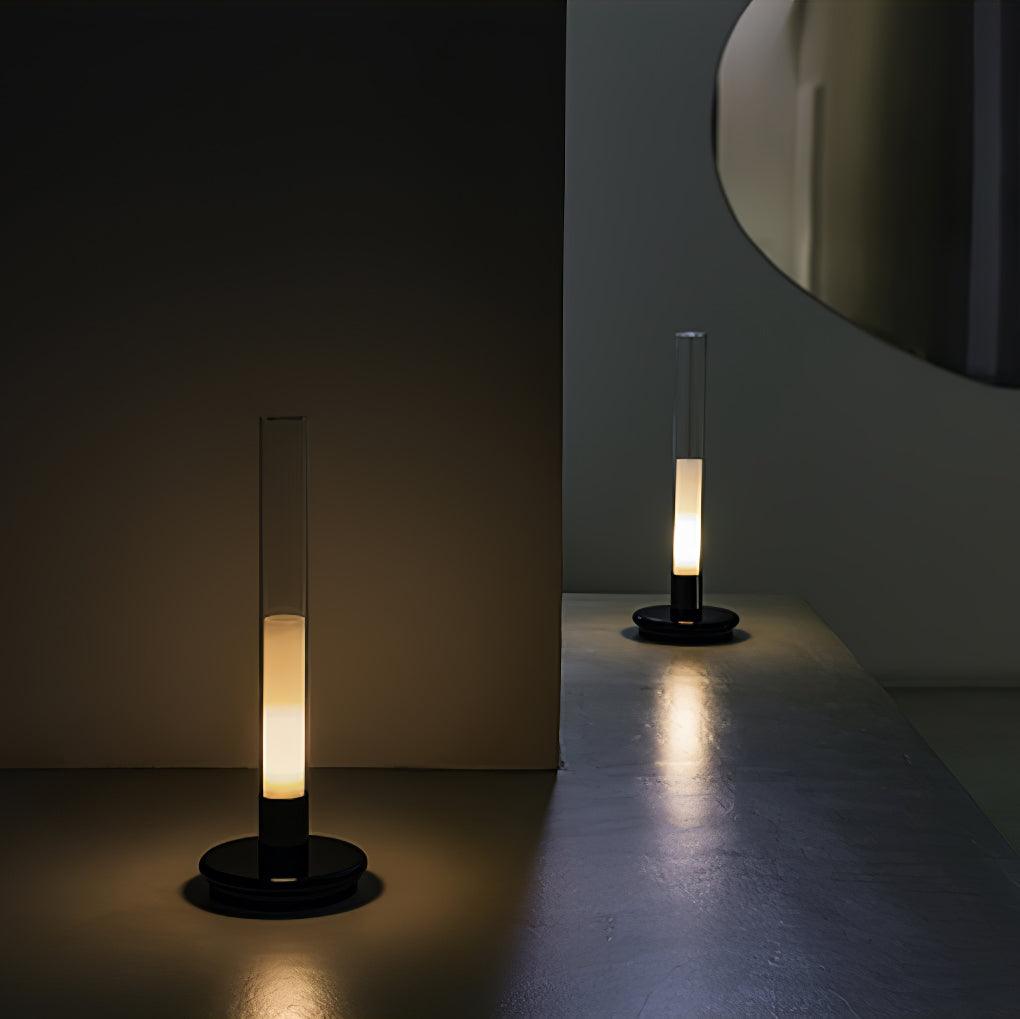 Lunor Column Rechargeable Table Lamp