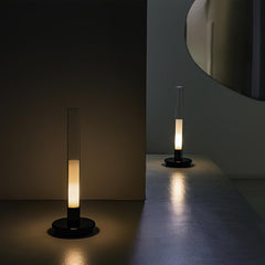 Lunor Column Rechargeable Table Lamp