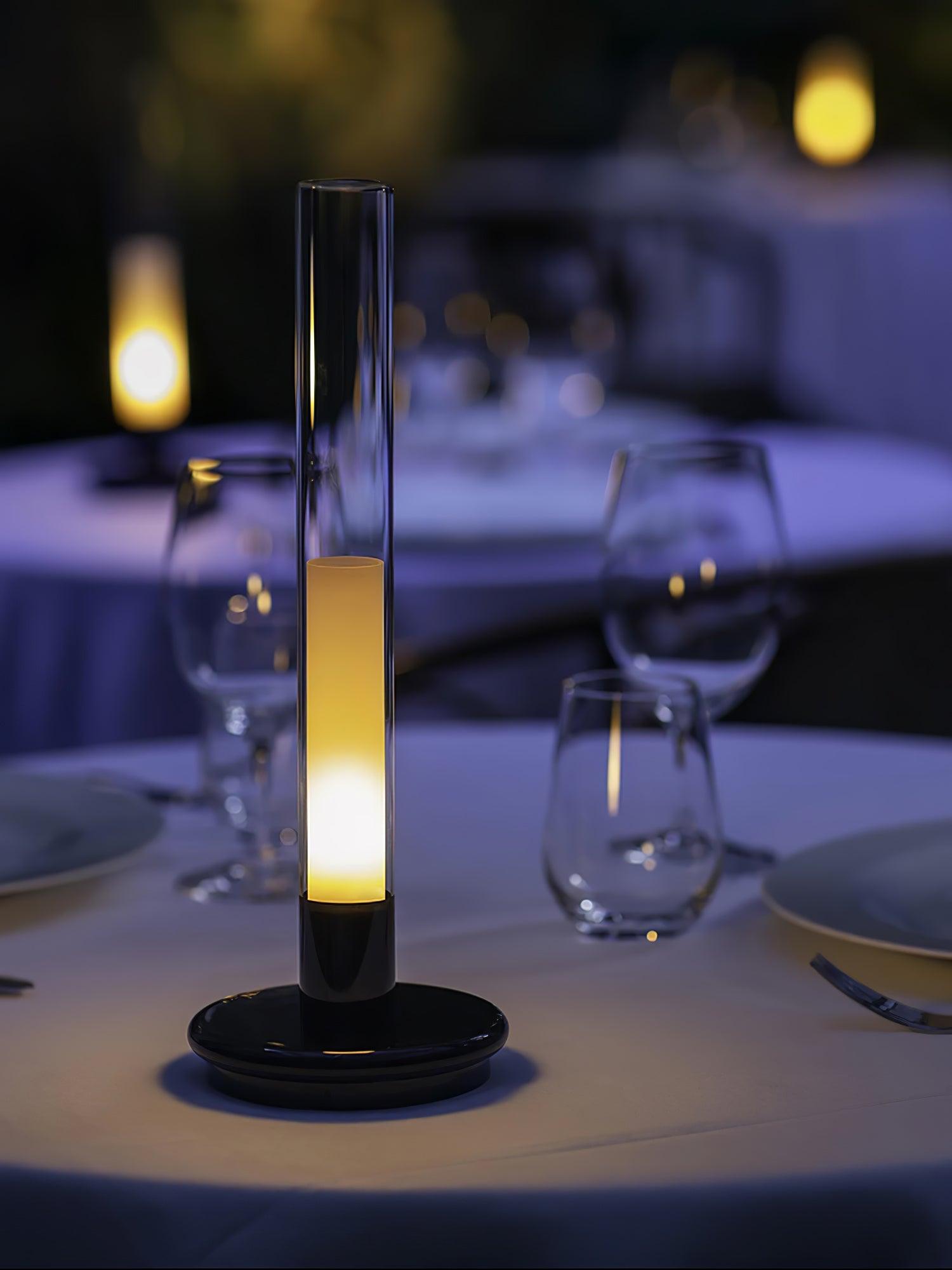 Lunor Column Rechargeable Table Lamp