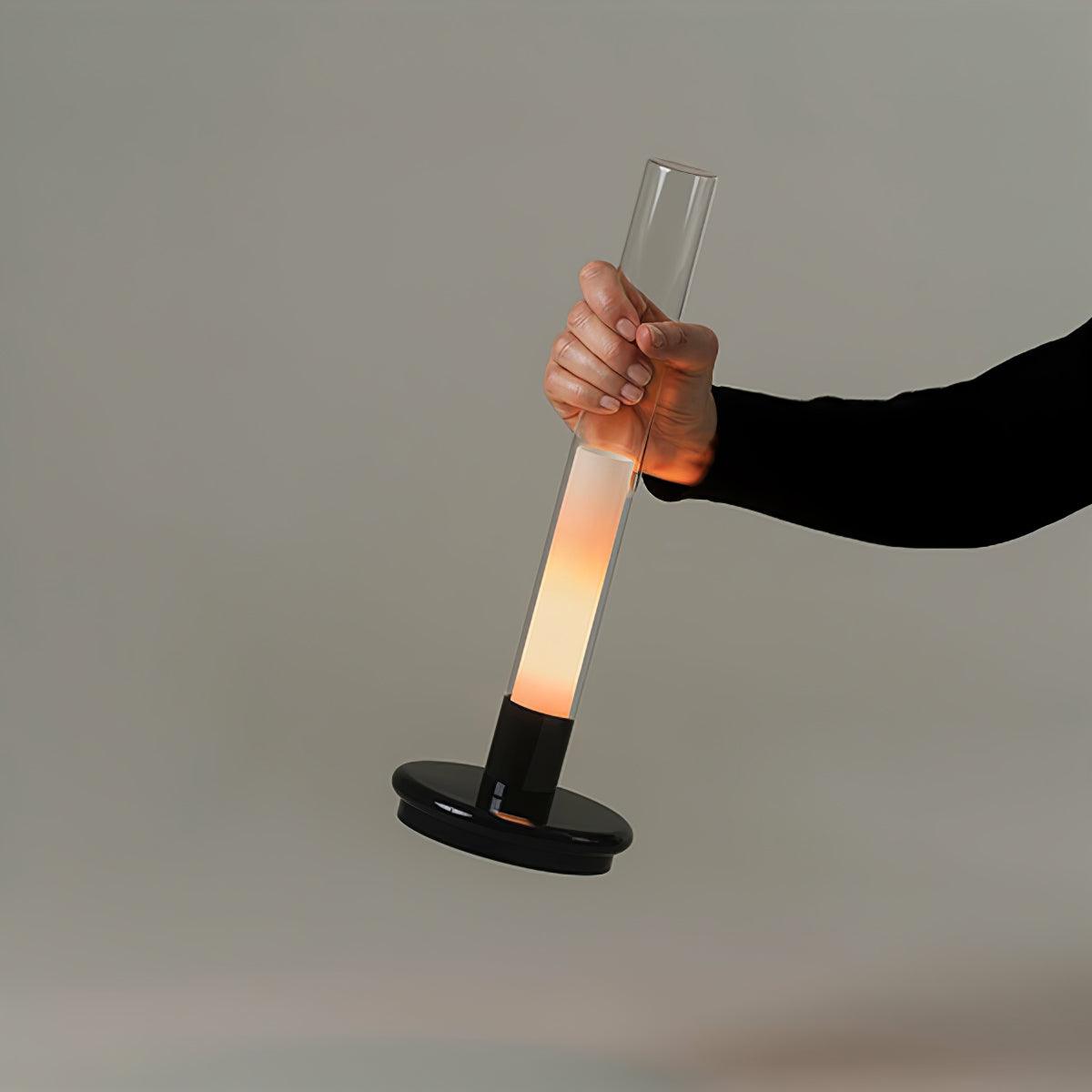 Lunor Column Rechargeable Table Lamp