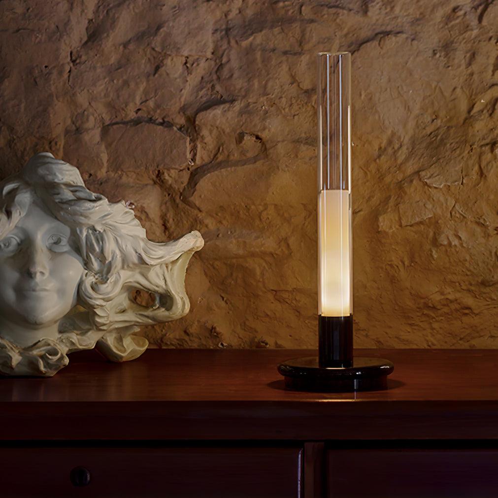 Lunor Column Rechargeable Table Lamp