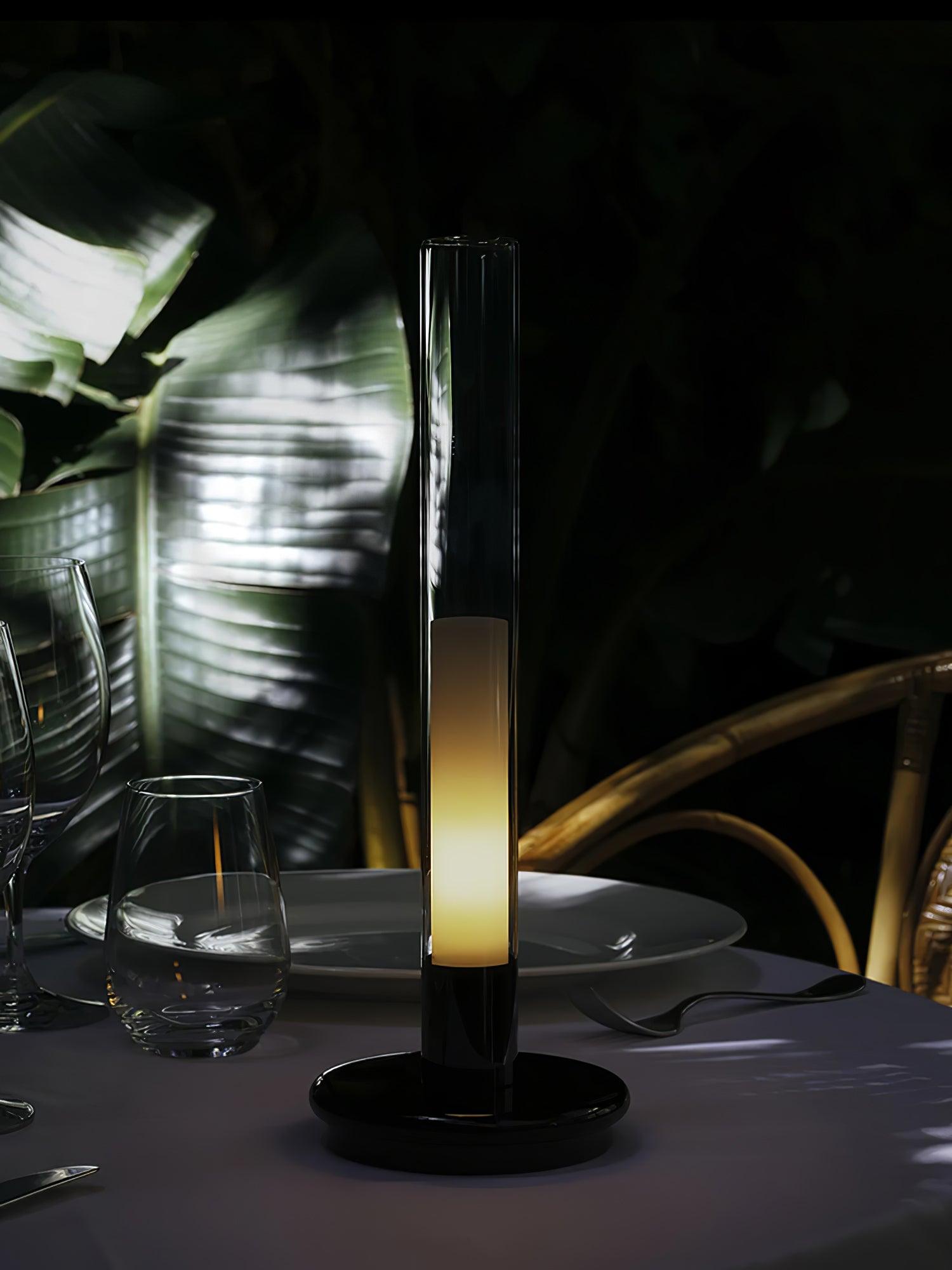 Lunor Column Rechargeable Table Lamp