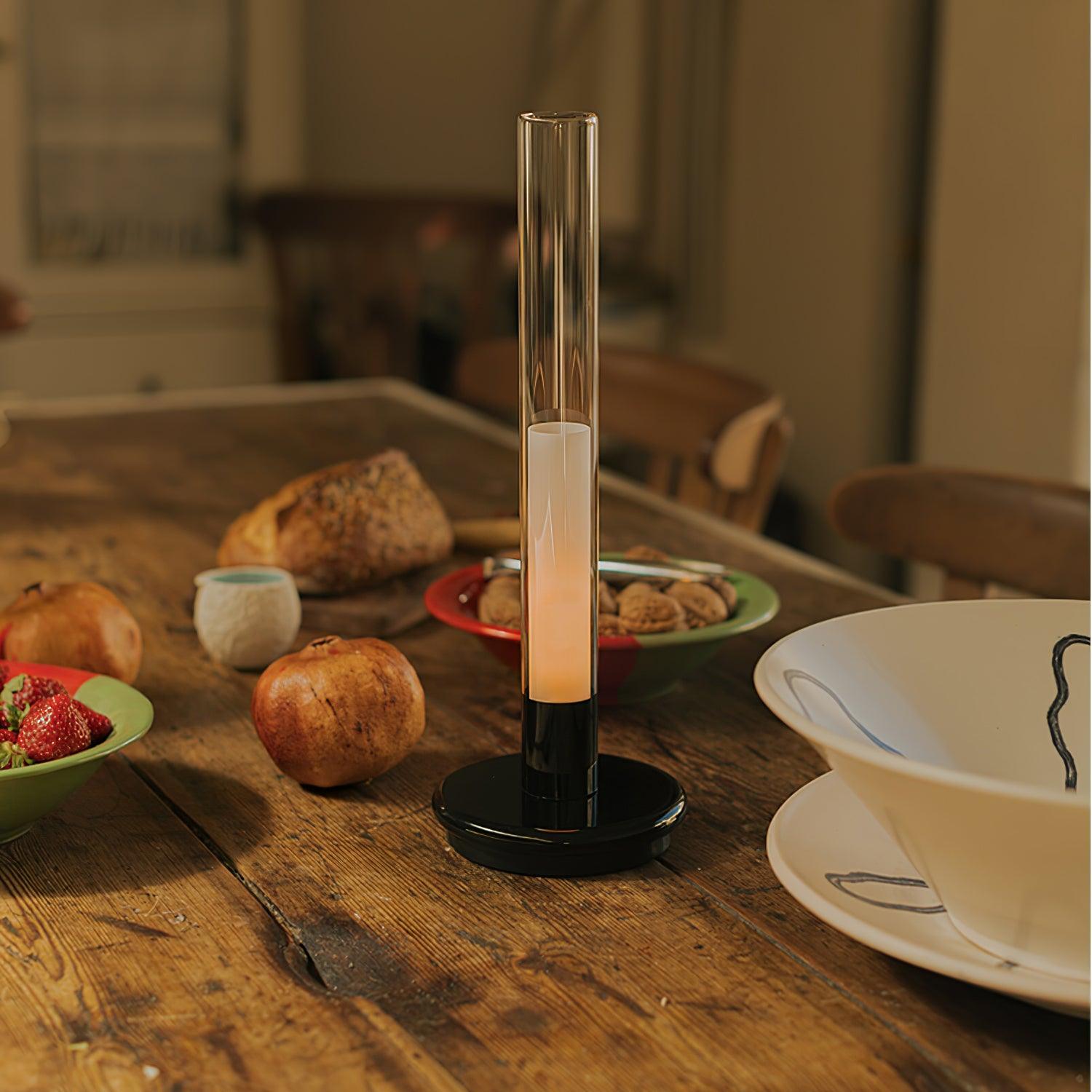 Lunor Column Rechargeable Table Lamp