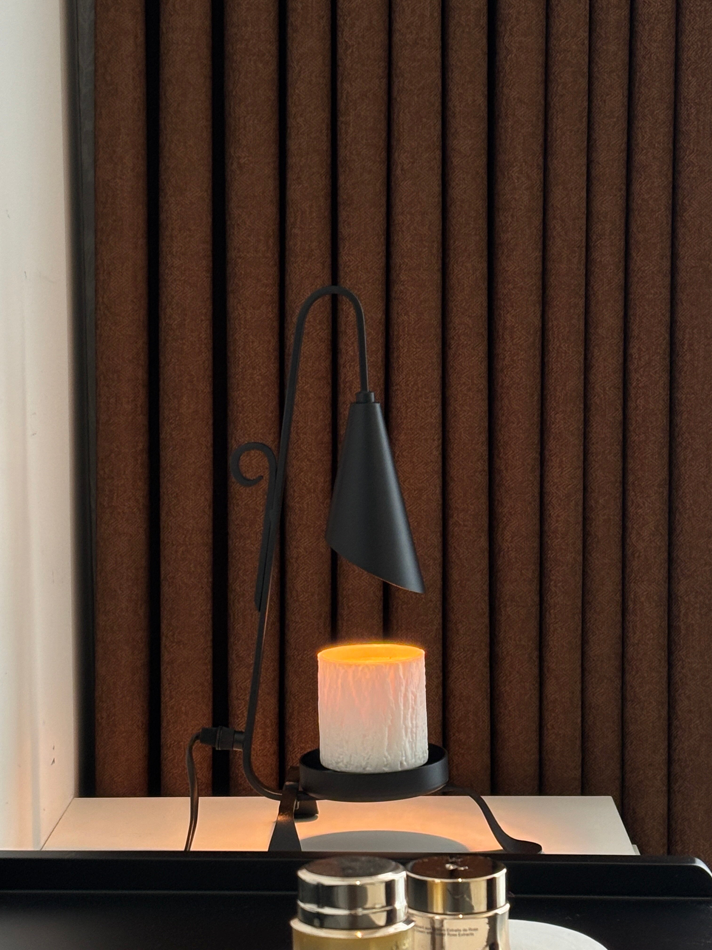 Marlowe Handled Vintage Candle Warmer Lamp