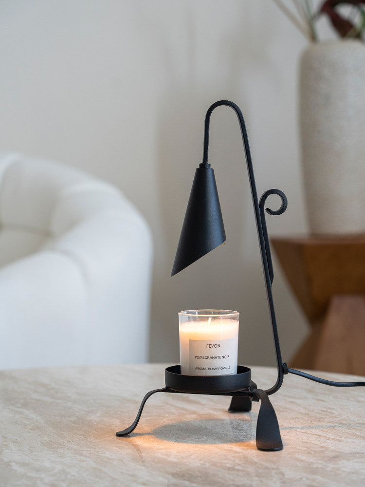 Marlowe Handled Vintage Candle Warmer Lamp